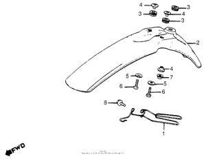 XR185 Переднее крыло