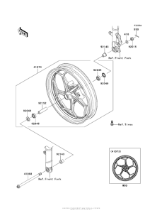 EX300 Front Wheel (Aesa)