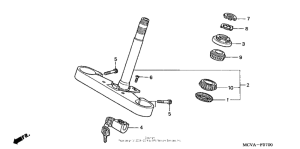 VTX1800R2 Траверса нижняя