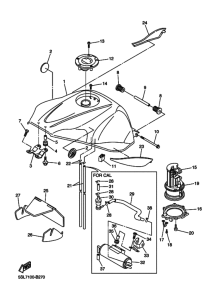 YZF-R6S Tank fuel