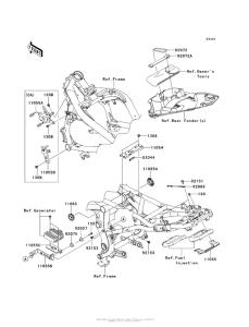  Рама ,крепежные детали
