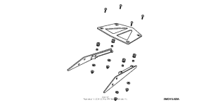 VTX1800F3 Rear carrier (sport custom)