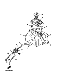 CY50 CY50D Tank fuel
