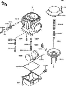 Z750 Карбюратор в разборе