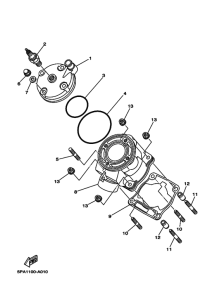 YZ85LW Цилиндры