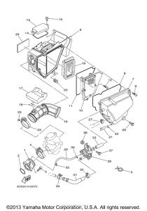 XT250X Впускная система