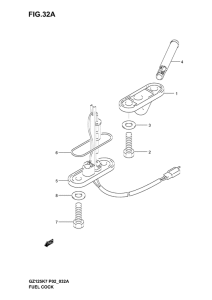GZ125 Топливный кран