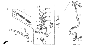 SFX50 Fr. brake master cylinder