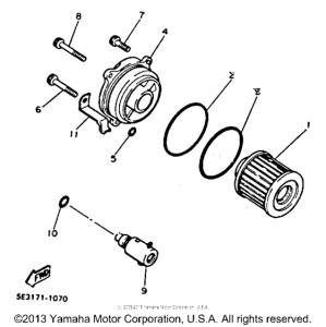 XV1100D Маслянный фильтр