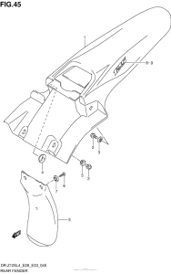  Rear Fender (Dr-Z125L4 E28)