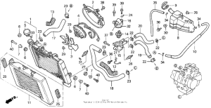 VF750C Радиатор