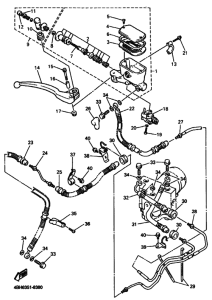 GTS1000A Передний тормозной цилиндр
