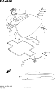 VL800T Fuel Tank (Vl800L7 E33)