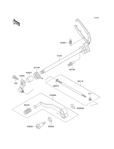 EX250 Механизм переключения передач