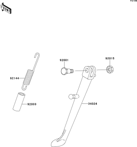 EL250 Подножка