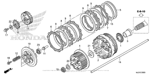 ST1300P (ABS) Сцепление