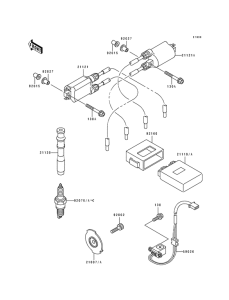 ZX600 Катушка зажигания