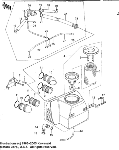 KZ650 Воздухоочиститель