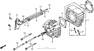 NU50 Цилиндр и головка цилиндра