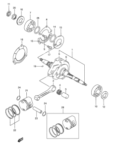 AN125 Вал коленчатый