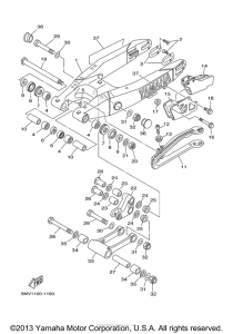 YZ250N1 Бугель