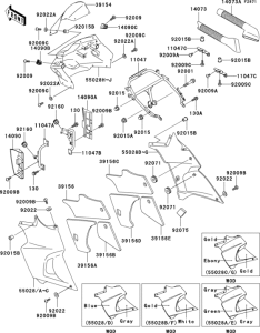 KLE500 Cowling(1 / 2)