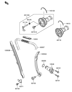 RM-Z250 Распредвал