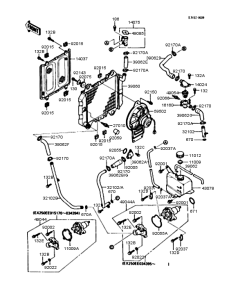 EX250 Радиатор