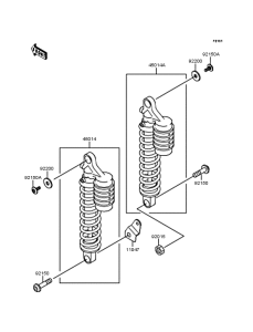 ZR750 Подвеска  /  амортизатор