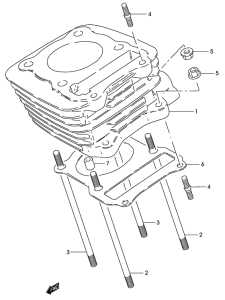 GZ125 Цилиндр
