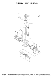 YGS1 Коленвал и поршни