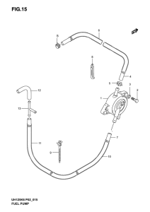 UH125 Топливный насос