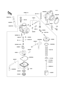 KDX125 Carburetor(1 / 2)