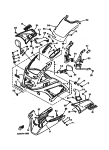 FJ1200 FJ1200B Cowling comp