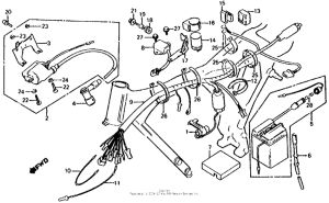 XL100S Wire harness + ignition coil 82-85