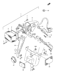 TS50 Задний комбинированный сигнал