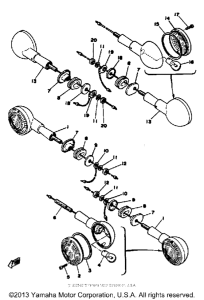 XS650SE-11 - 1978 Поворотники
