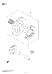  Муфта стартера