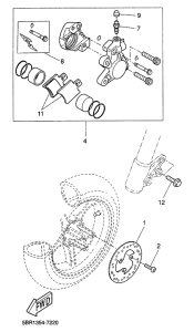 YQ50 Передний суппорт