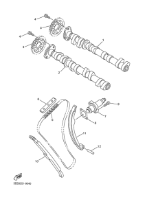 YZF-R6 Camshaft. chain