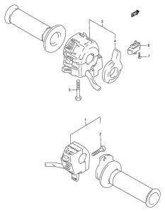 RG125 Рулевой переключатель