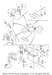 XVS950A Электрика 2