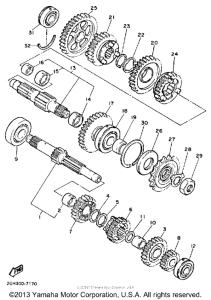 FZR1000T Трансмиссия