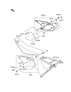 RM-Z250 Боковая крышка
