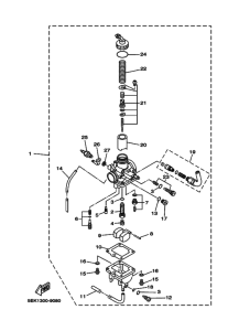 TW125 Carburetor assy