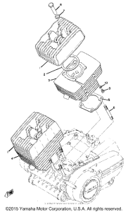 TR3 Cylinder head - cylinder