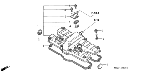 CB1300S (ABS) Крышка головки цилиндров