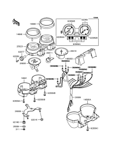 ZR400 Спидометр