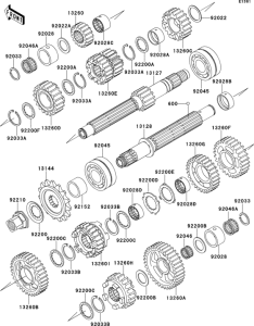 ZX900 Трансмиссия
