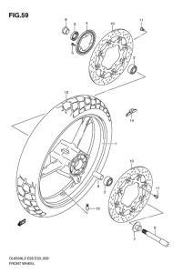 DL650 (ABS) Transom + tube
